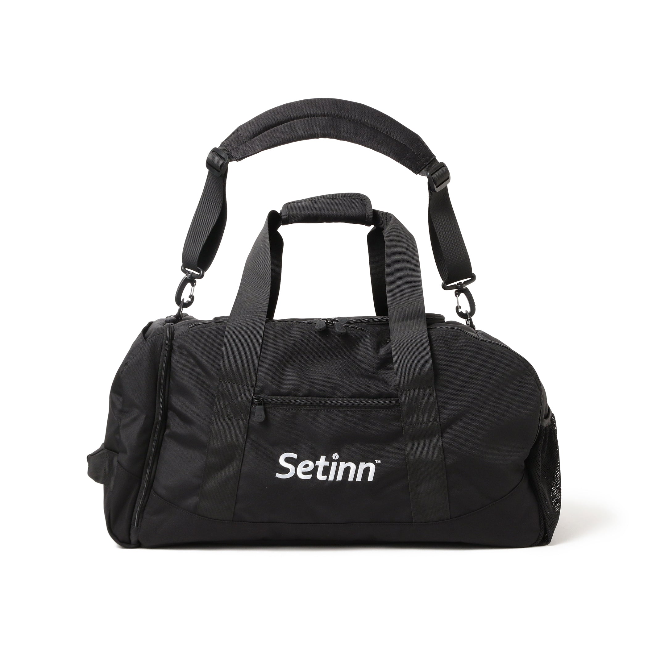 Setinn 黒 ボストンバッグ 大容量 セットイン Setinn Tournament Bag スペック・特徴 | テニスバッグ